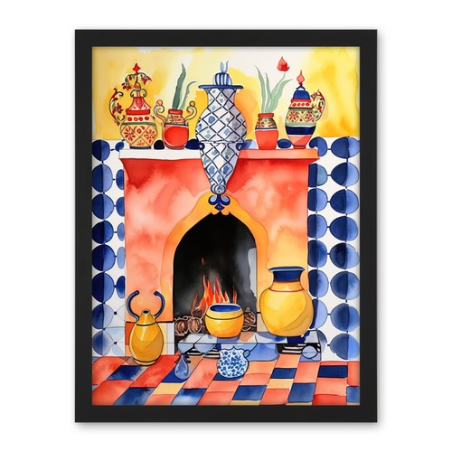 Kitchen hearth fireplace - hearth,