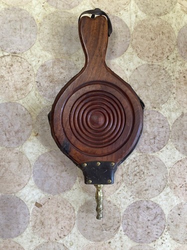 Vintage wooden fire - wooden, bellows