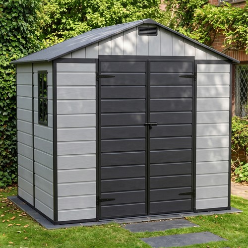 Plastic garden shed - plastic, outdoor