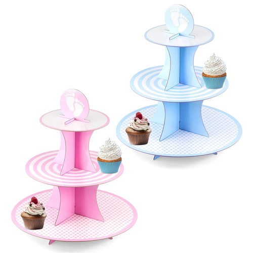 Tier cardboard cupcake - 3, stand