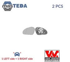 4917831 REAR VIEW MIRROR GLASS PAIR LHD ONLY VAN WEZEL 2PCS FOR SEAT IBIZA III