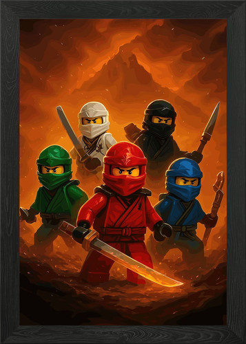 Lego ninjago team - in, fiery