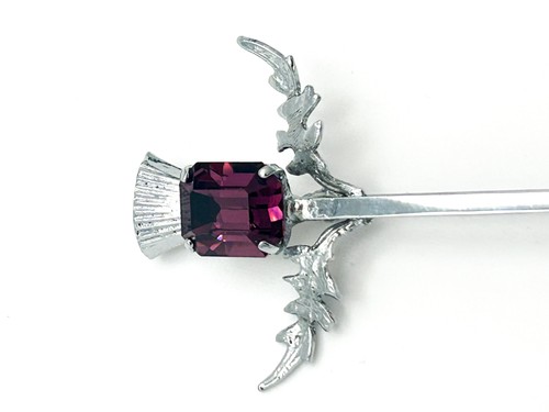 Mizpah scottish thistle brooch - scottish,