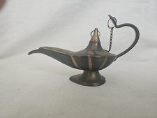 Vintage Brass Decorated Genie