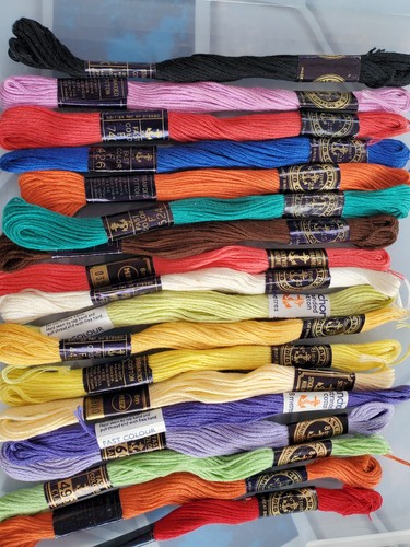 Assorted skeins anchor - skeins, "