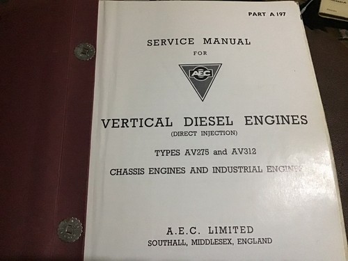 Aec service manual vertical - aec,