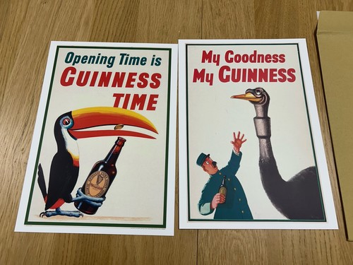 Guinness prints set - a4,
