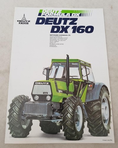 Deutz dx160 tractor sales spec - tractor,