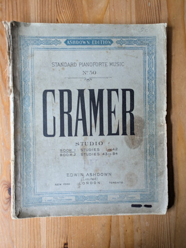 Cramer piano studies ashdown - piano,