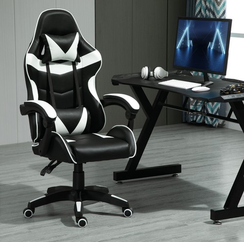 Swivel gaming chair - gaming, faux