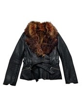 Vintage Real Sheepskin Cropped