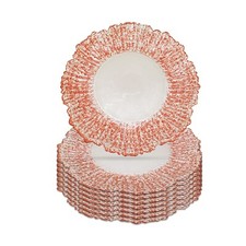 13" Glass Charger Plates