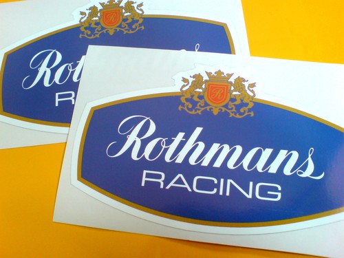 Rothmans racing stickers - rothmans,