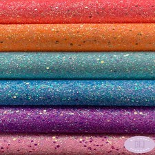 Brights Chunky Glitter Fabric