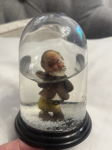 Vintage gnome elf snow globe - gnome,