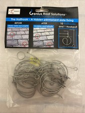 Genius Roof Solutions The Hallhook A hidden Permanent Slate Fixing - 10 pack