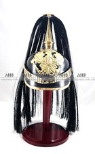 Leather German Pickelhaube Helmet Prussian Helmet WW1 helmet Vintage Handmade