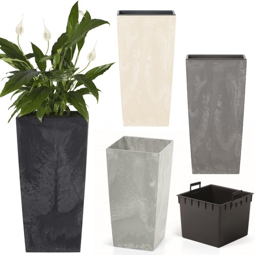 Tall planter flower pot - flower,