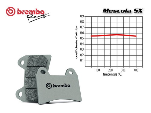 Brembo rear brake pads set - brembo,