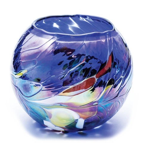 Tea light holder colourful - tea,
