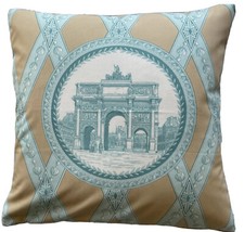Manuel Canovas Cushion Cover Fabric Lutece Parisian Architectural Printed Cotton