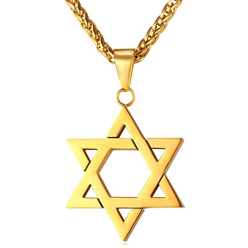 Large gold star - large, magen