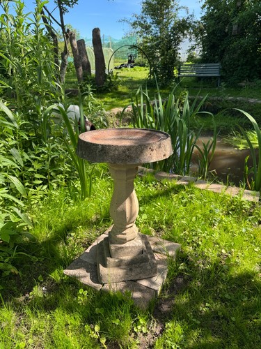 Classic cast stone - stone, bird