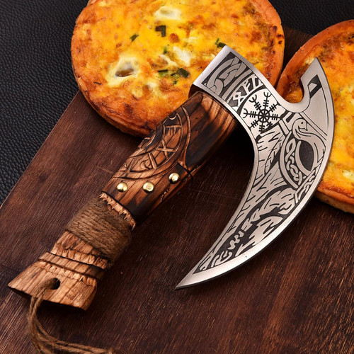 Pizza cutter viking - pizza,