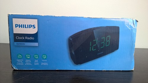 Phillips aj3400 radio alarm - phillips,