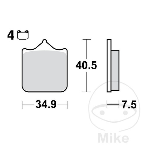 Brake pads sint trw - pads,