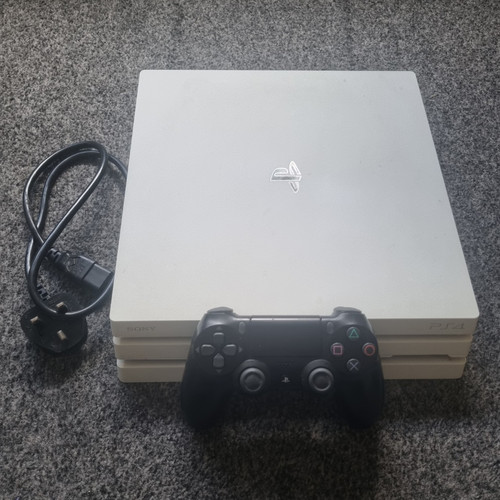 Glacier white ps4 pro with - glacier,