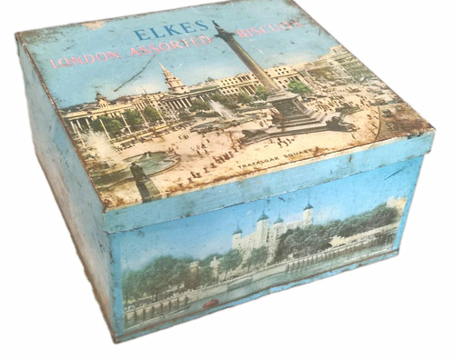 Vintage elkes biscuits - elkes,