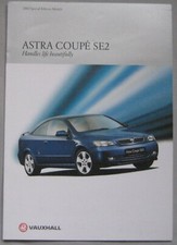 2002 Vauxhall Astra Coupe SE2