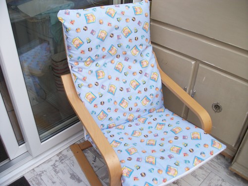 Custom made ikea poang - , chair
