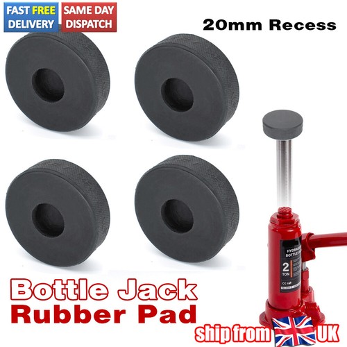 Rubber bottle jack pad with - bottle,