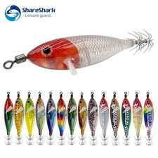 80mm Fishing Lure 5.7g Noctilucent Squid Cuttlefish Jigs  Deep Sea Fishing