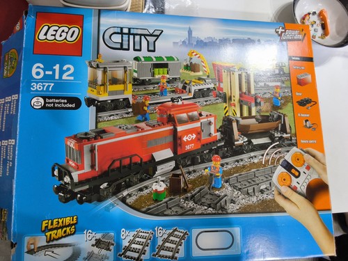 Lego city red - red, train