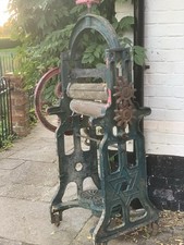 Nelson & Co London 19th C Cast Iron Mangle