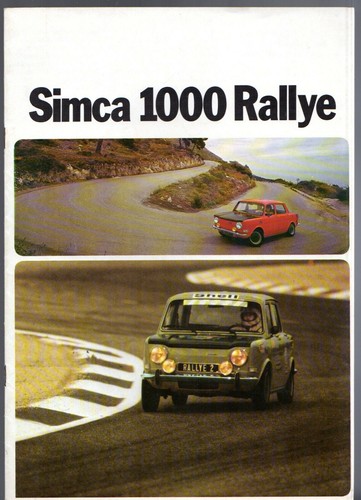 Simca 1000 rallye - simca,