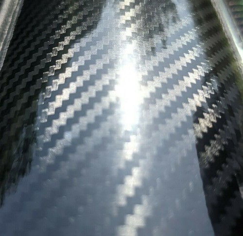 Black carbon fibre gloss - black,