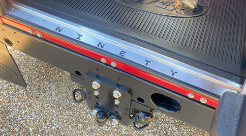 Stainless rear door - door, carpet