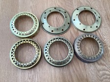 Six Duplex Oil Lamp Brass
