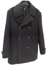 H&M Black Coat Duster Donkey