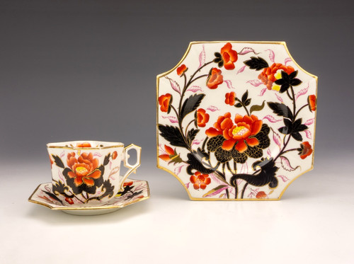 Foley wileman porcelain trio - porcelain,