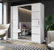 DALLAS  Mirrored Sliding Door Wardrobe Available In Different Sizes and Colors