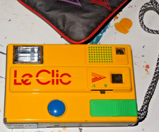 Vintage Rare Le Clic Disc Camera with Carry Bag - Made in US