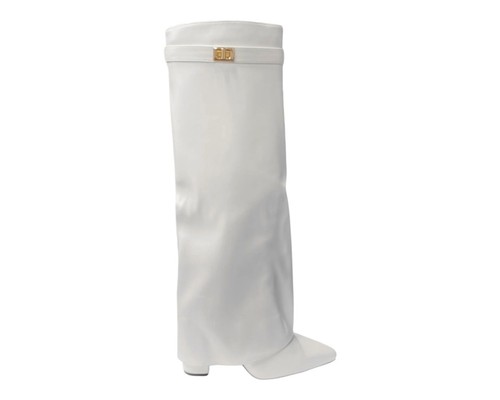 Women faux leather knee - women's, high