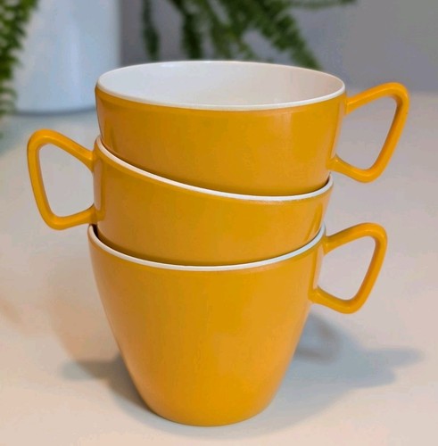 Melamine tea cups - melamine, (x3)