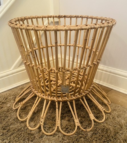Wicker bamboo cane plant - cane, stand