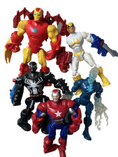 Super Hero Mashers Bundle Action Figures - Electro Iron Fist agent Venom iron